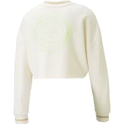 OA Cropped Crew Neck Sweatshirt