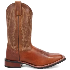 Orleans Embroidered Square Toe Pull On Cowboy Boots
