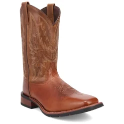 Orleans Embroidered Square Toe Pull On Cowboy Boots