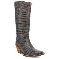 Ozzie Croc Embossed Snip Toe Cowboy Boots