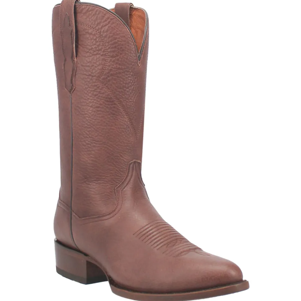 Pike Round Toe Cowboy Boots
