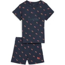 Porsche Legacy Essentials Graphic Crew Neck Short Sleeve T-Shirt & Shorts Set (Toddler)