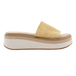 Portobello Platform Slide Wedge Sandals