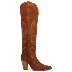 Primadonna Embroidered Snip Toe Zippered Cowboy Boots