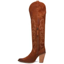 Primadonna Embroidered Snip Toe Zippered Cowboy Boots