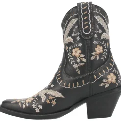 Primrose Embroidered Floral Snip Toe Cowboy Booties