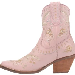 Primrose Embroidered Floral Snip Toe Cowboy Booties