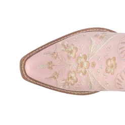 Primrose Embroidered Floral Snip Toe Cowboy Booties