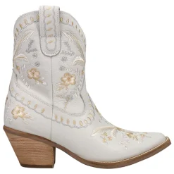 Primrose Embroidered Floral Snip Toe Cowboy Booties