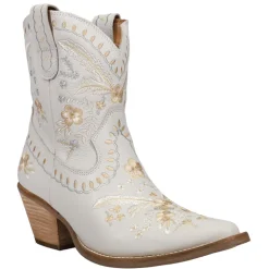 Primrose Embroidered Floral Snip Toe Cowboy Booties