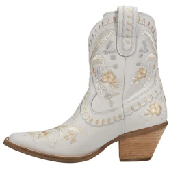 Primrose Embroidered Floral Snip Toe Cowboy Booties