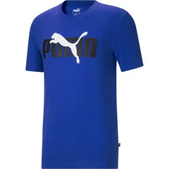 Puma Cat Overlap Graphic Crew Neck Short Sleeve T-Shirt