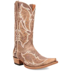 Racer Embroidered Snip Toe Cowboy Boots