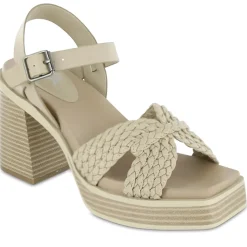 Rayan Braided Platform Block Heel Sandals