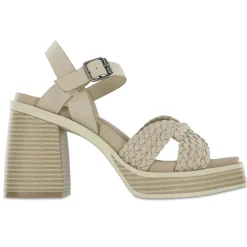 Rayan Braided Platform Block Heel Sandals