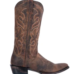 Renegade Embroidered Round Toe Cowboy Boots