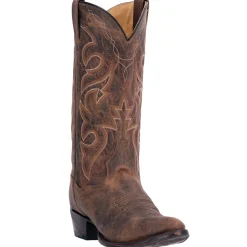 Renegade Embroidered Round Toe Cowboy Boots