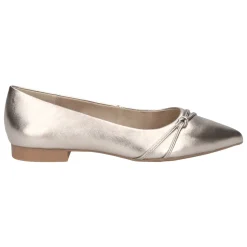 Rhea Metallic Ballet Flats