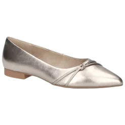 Rhea Metallic Ballet Flats