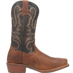 Richland Embroidered Square Toe Pull On Cowboy Boots