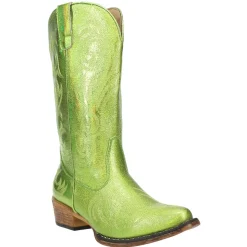 Riley Metallic Embroidered Snip Toe Cowboy Boots