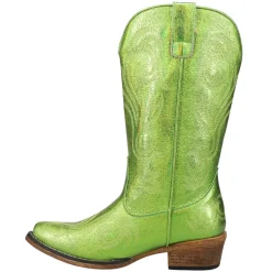 Riley Metallic Embroidered Snip Toe Cowboy Boots