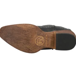 Riley Scroll Embroidered Snip Toe Cowboy Boots