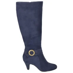 Rima Round Toe Wide Calf Zippered Boots
