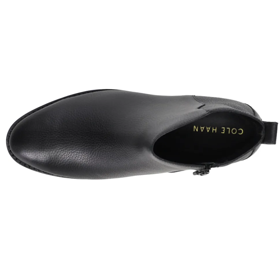 River Round Toe Zippered Chelsea Booties