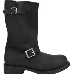 Rob Round Toe Motorcycle Boots