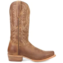 Roman Embroidered Square Toe Pull On Cowboy Boots