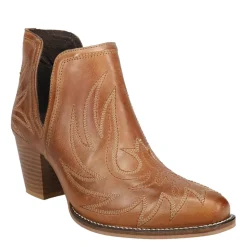 Rowdy Embroidery Pointed Toe Cowboy Booties