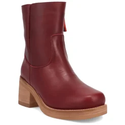 Roxy Round Toe Block Heel Zippered Boots