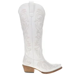 Ryder Embroidered Snip Toe Pull On Cowboy Boots