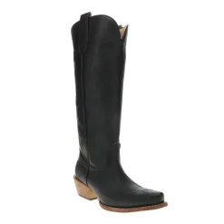 Ryder Embroidered Snip Toe Pull On Cowboy Boots