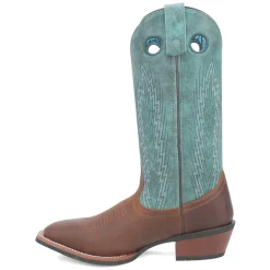 Sable Embroidered Square Toe Cowboy Boots