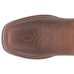 Sable Embroidered Square Toe Cowboy Boots