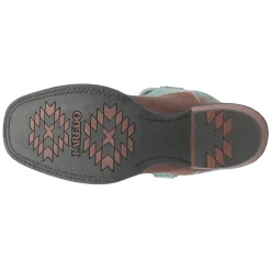 Sable Embroidered Square Toe Cowboy Boots