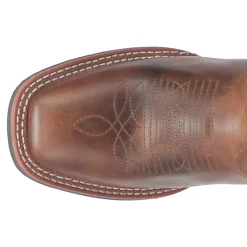 Sable Embroidered Square Toe Cowboy Boots