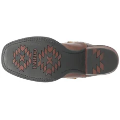 Sable Embroidered Square Toe Cowboy Boots