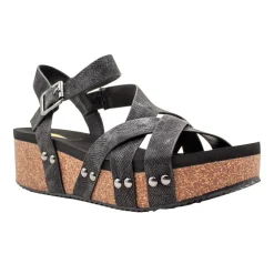 Sandcastle Ankle Strap Wedge Sandals
