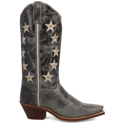 Serenade Patriotic Snip Toe Pull On Cowboy Boots