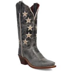 Serenade Patriotic Snip Toe Pull On Cowboy Boots