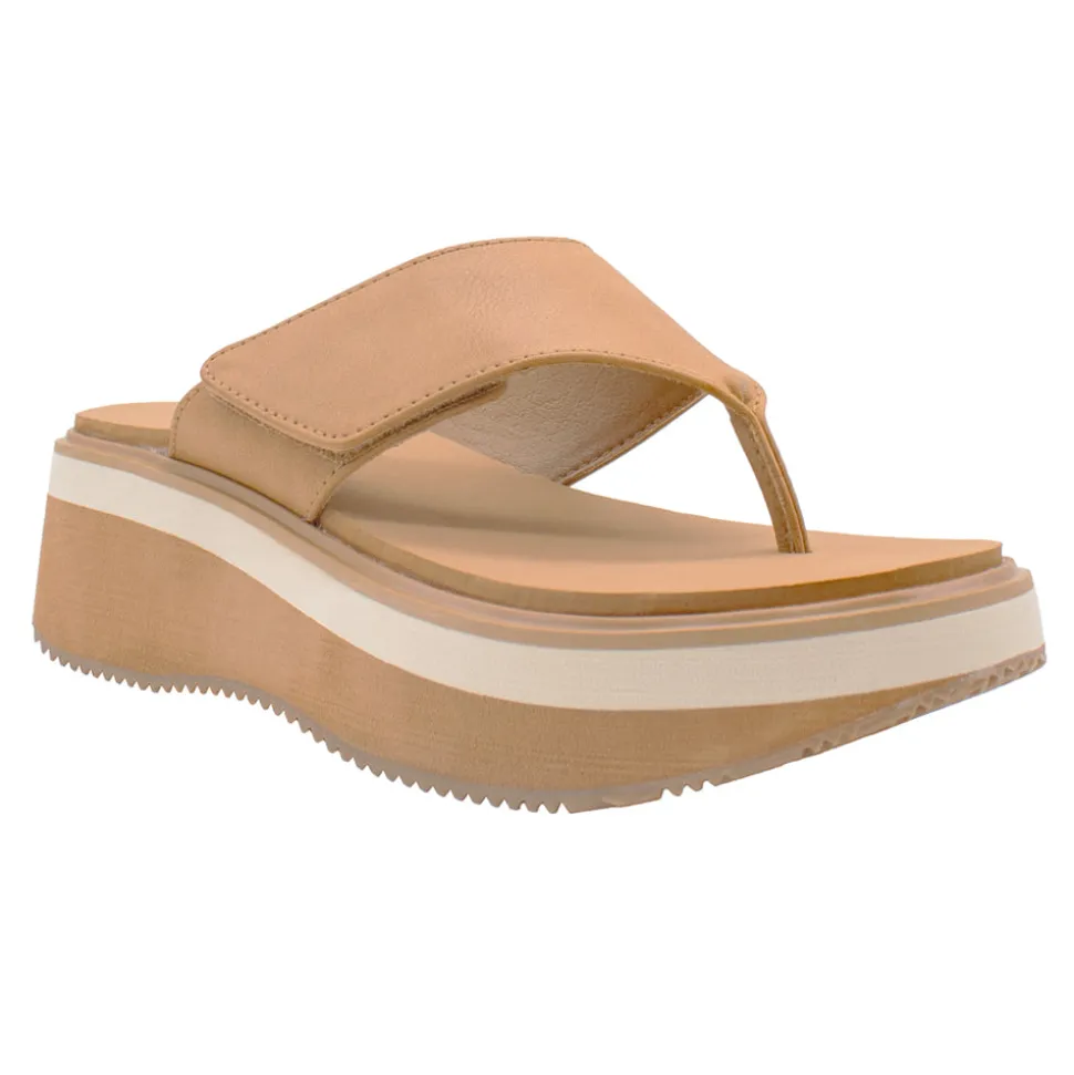 Shiitake Platform Wedge Sandals