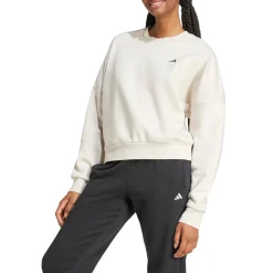 Small Logo Feel Cozy Crew Neck Sweatshirt