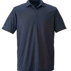 Solid Heather Short Sleeve Polo Shirt
