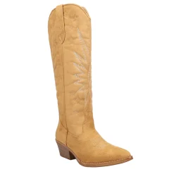 Starburst Narrow Pointed Toe Embroidered Cowboy Boots