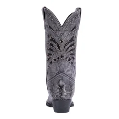 Stevie Tooled-Inlay Snip Toe Cowboy Boots