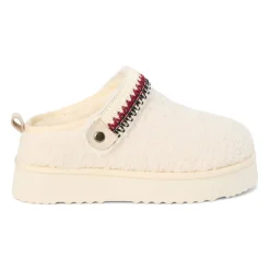 Storm Embroidered Scuff Slippers