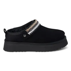 Storm Embroidered Scuff Slippers